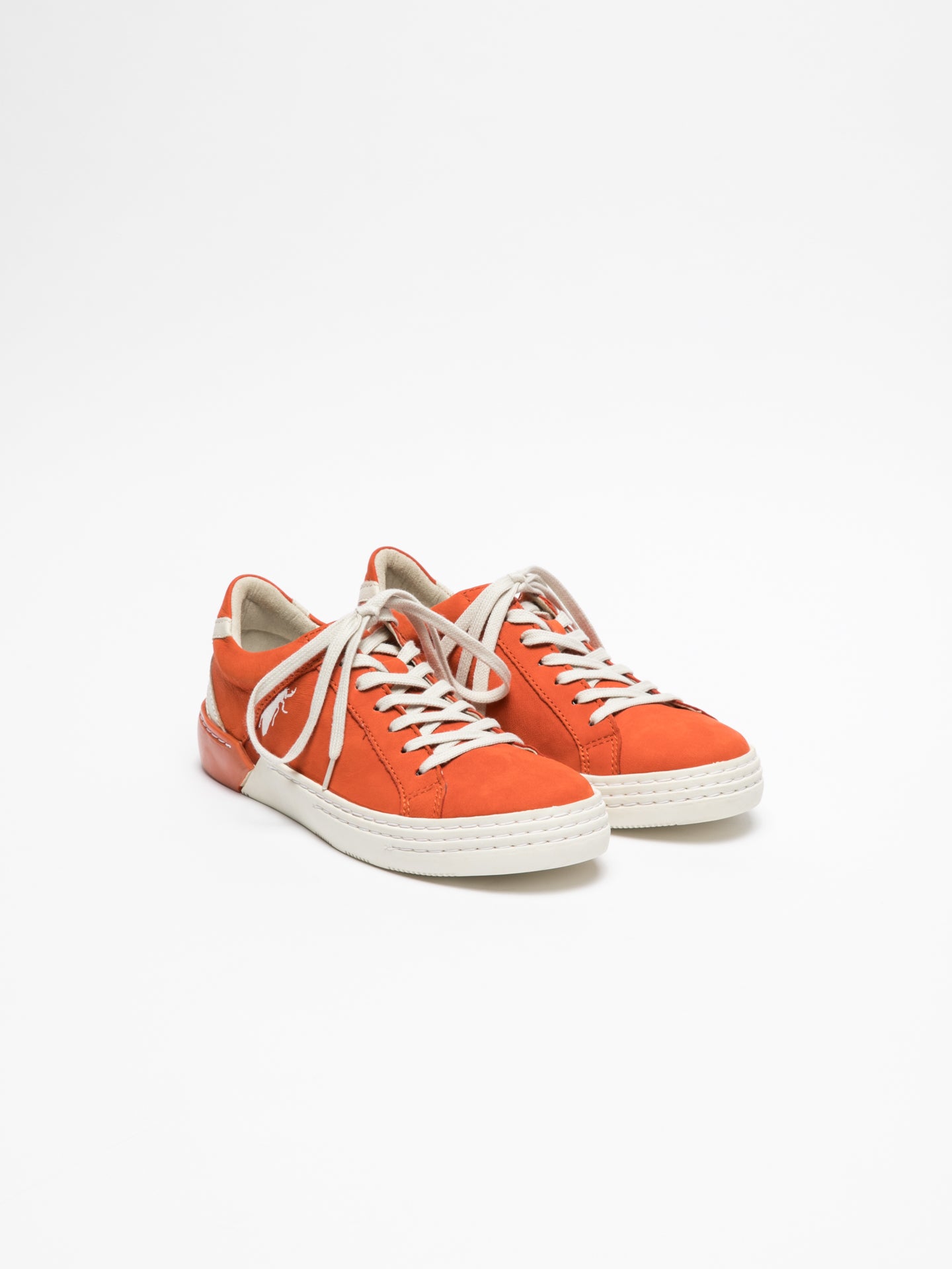 Fly London Orange Lace-up Trainers